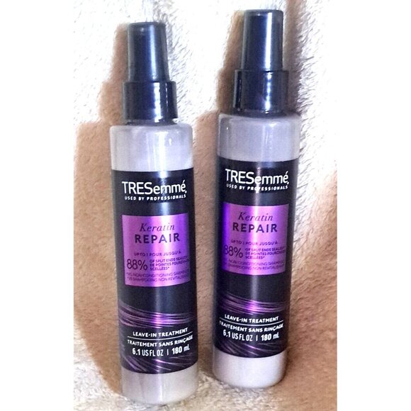 Tresemmé Keratin Repair Leave-In Treatment 6.1 Oz, 2-Pack, Split End Sealing & H - Picture 1 of 3